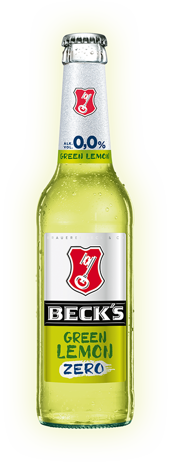 Image of a 330ml bottle Beck's Green Lemon Zero